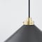 Hudson Valley Lighting Mark D. Sikes X Clivedon 1 Light Pendant 12 In. Aged Brass/Distressed Bronze MDS1401-AGB/DB - alternate 3