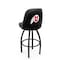 Holland Bar Stool Co Logo Grizzly Utah 30 in. Swivel Bar Stool with Black Wrinkle Finish L048 - alternate 1