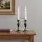 Homeroots Set of Two White Flameless Taper Candles, 2PK 633982 - alternate 4
