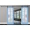 Sartodoors Sturdy Double Barn Door with Frosted Glass 84x80 (2* 42x80) Solid Core Modern Interior VEREGIO7412DB-AQU-84 - alternate 1