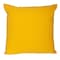 Homeroots 18" Yellow Striped Cotton Throw Pillow With Texture 548955 - alternate 3