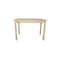Homeroots 48" Natural Solid Wood Dining Table 548867 - alternate 10