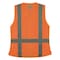 Ergodyne Hi-Vis Vest, 3XL, 30 " L, Orange 22477 - alternate 6
