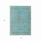 Homeroots 8' X 10' Aqua And Teal Blue Medallion Washable Indoor Outdoor Area Rug 616259 - alternate 7
