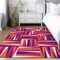 Homeroots 8' X 10' Red Purple And Copper Geometric Washable Indoor Outdoor Area Rug 598259 - alternate 7
