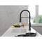 Delta Ermelo Single Handle Pull-Down Spring Kitchen Faucet Matte Black 18887-BL-DST - alternate 4