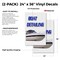 Signmission Boat Detailing, Vinyl Decals Only 24 Inch x 36 Inch, Vinyl Decal, 2PK DSB-2436-2PACK-Boat Detailing - alternate 2