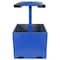 Vestil Steel Trash Bin Compactor 4,000 lb. Filled Weight Blue, Empty FWBC-4242-4 - alternate 4