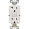Leviton SmartlockPro Self-Test 20A White Commercial Grade Rounded Corner 5-20R GFCI Outlet R22-GFNT2-0KW - alternate 2