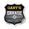 Signmission Gary's Garage I Can Fix Everything But Stupid, 18 Inch X 18 Inch, Vinyl Decal SHI-D-18-490-GARY - alternate 1