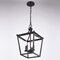 Vaxcel Cottage Grove 3-Light Matte Black Traditional Open Cage Lantern Pendant Light P0477 - alternate 4