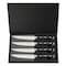 Henckels Forged Accent Set of 4 Steak Knife Set-Black 1011268 - alternate 5