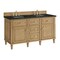 James Martin Vanities Lorelai 60" Double Vanity, Light Natural Oak, w/ 3 CM Phantome Eclos Top 424-V60D-LNO-3PHT - alternate 7