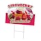 Signmission Strawberry Shortcake Die Cut Yard & Stake plastic coroplast window, 1216-Strawberry C-DC-1216-DS-Strawberry Shortcake19 - alternate 1