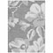 Homeroots 5' X 8' Gray And Silver Floral Washable Indoor Outdoor Area Rug 589537 - alternate 4