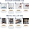 Simple Deluxe Vacuum Storage Bags, Hand Pump Included, 5 Jumbo/5 L/5 M/5 S/5 Roll M/5 Roll S, 30PK HKBAGXVSTORAGE30MIX - alternate 5