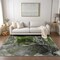Homeroots 5' X 8' Green Abstract Washable Non Skid Indoor Outdoor Area Rug 559455 - alternate 5