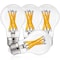 Luxrite Vintage A19 LED Light Bulbs, 75W Equivalent, 4CCT Selectable (2700K/3000K/4000K/5000K), 4PK LR21621 - alternate 1