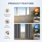 Simple Deluxe 2 Panels Set Blackout Window Curtain for Bedroom, Living Room, Patio Sliding Door, 84 inches Drop T HKCURTBLKOUT4284GRY - alternate 7