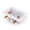Everflow Washing Machine Outlet Box W/ Valves 1/2'' PEX A; White ABS SB300-F - alternate 5