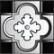 Homeroots 5" X 5" Black White And Gray Mosaic Peel And Stick Removable Tiles 390924 - alternate 3