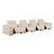 Homeroots 175" Beige Italian Leather Reclining Metal USB Sofa 720411 - alternate 1