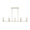 Z-Lite Kaden 10-Light Linear Chandelier, 12 in W, Modern Gold 3045-10L-MGLD - alternate 3