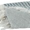 Homeroots Gray and White Woven Recycled PET Polyester Throw Blanket with Tassels 519094 - alternate 4
