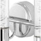 Jonathan Y Bolha 18 in. 3-Light Minimalist Modern Bubble Acrylic/Iron Integrated LED Vanity Light, Chrome JYL7224A - alternate 10