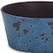 Homeroots 10in Blue Recycled Plastic Indoor Outdoor Round Pot Planter 488297 - alternate 3