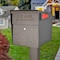 Mail Boss Locking Security Post-Mount Mailbox, Bronze, USPS Approved 805921 - alternate 4