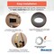 Bulbrite 9" Round 17-W 5 Color Selectable LED Flush Mount Light, 1400 Lumens, White Finish 5 CCT - 27/30/35/4 773611 - alternate 10