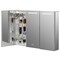 Basicwise Cabinet, Silver, 25.5 in H, 35.25 in W QI004700.SL - alternate 6