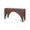 Homeroots 55" Brown Wood Console Table 605660 - alternate 3