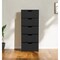 Homeroots 18" Black Five Drawer Standard Chest 544040 - alternate 9