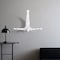 Homeroots 7" X 7" White Resin Diving Man Hanging Dimensional Sculpture 332358 - alternate 5