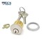 Ecs Hardware Durable Premium Mortise Cylinder, 1-1/4 in 26D Satin Chrome SC1 ECSH-MC03-26D-SC1 - alternate 4