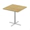 Correll Square Cafe Table, 42 in W, 42 in L, 42 in H, Particleboard Top, Fusion Maple SXB42S-16-98-16 - alternate 1