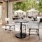 Flash Furniture 36" RND Tabletop, Seamless Surface Technology, Gray Faux Concrete, 24" Black Round Table Height Base ST-RD36-CMGY-TR24-GG - alternate 6