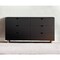 Homeroots 59" Black Scoop Handle Six Drawer Double Dresser 490833 - alternate 4