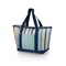 Picnic Time Family Of Brands Topanga Cooler Tote Bag, St. Tropez Collection - Sky Blue with Multi Stripe Pattern 619-00-991-000-0 - alternate 1