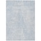Homeroots 9' X 12' Denim Blue Ivory And Gray Geometric Washable Indoor Outdoor Area Rug 577743 - alternate 8
