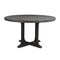 Homeroots 54" Black Rounded Solid Wood Pedestal Base Dining Table 521860 - alternate 4