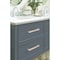 Amerock Overton 8-13/16 in 224 mm Center-to-Center Satin Nickel/Polished Chrome Cabinet Pull BP36684G1026 - alternate 4