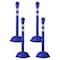 Mr. Chain Blue Reflective Heavy Duty Stanchion (4-Pack) 99942-4 - alternate 1