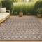 Jonathan Y Ourika Moroccan Geometric Textured Weave Natural/Black 5 ft. x 8 ft. Indoor/Outdoor Area Rug SMB108D-5 - alternate 1