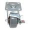 Vestil Rubber Swivel With Brake Caster 4 In. Diameter x 2 In. Width 551 Lb. Capacity Dark Gray/Gold CST-KSM-4X2MR-SWB - alternate 9