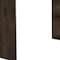 Homeroots 60" Dark Brown Wood L Shape Writing Desk 535154 - alternate 4