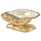 Homeroots 5in Gold Resin Handmade Trinket Tray 713014 - alternate 6