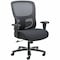 Sadie Big and Tall Task Chair - Black Seat Color - Fabric, Plush Seat Material - Black Back Color - Mesh VST141 - alternate 1